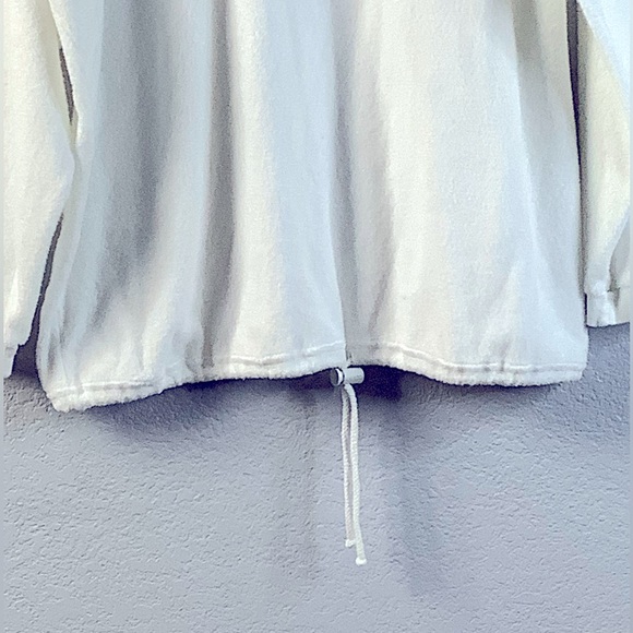 Victoria Secret Authentic Country Trademark Terry Cloth Drawstring Top Medium Sz - Picture 4 of 11